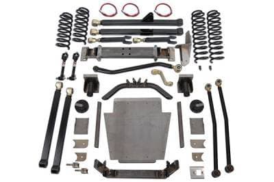 CLAYTON XJ 6.5" COIL CONVERSION LONG ARM KIT