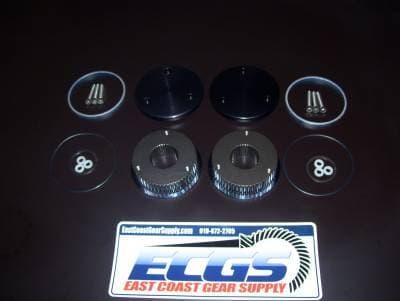 Dana 60 Drive Flange Kit (35 SPLINE)- BLACK COVER