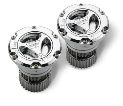 Warn Hub Set for 05 & Up Ford Super Duty - Chrome