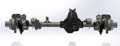 ECGS D60HP KINGPIN FRONT AXLE - JK
