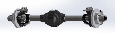 ECGS 14 BOLT KP540 - REAR STEERING AXLE