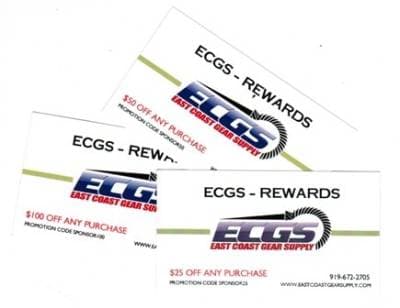 $100 ECGS Rewards Gift Card